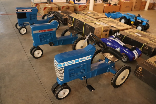 Item Image for 30 pedal cars - Massive amount of Collector Ford Tractors and Cars