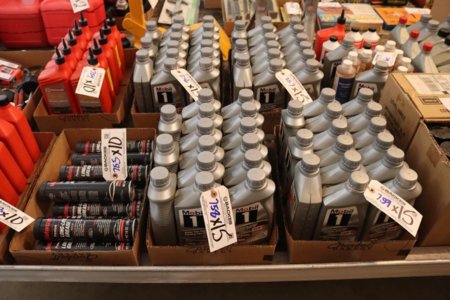 Item Image for Huge Offering of Hand & Power Tools, Woodworking & Shop Equipment - Oils & Lubricants