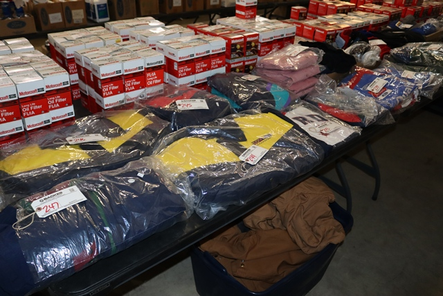 Item Image for New Tires, Clothing, Filters, Oils, Lubricants - 770 Lots!