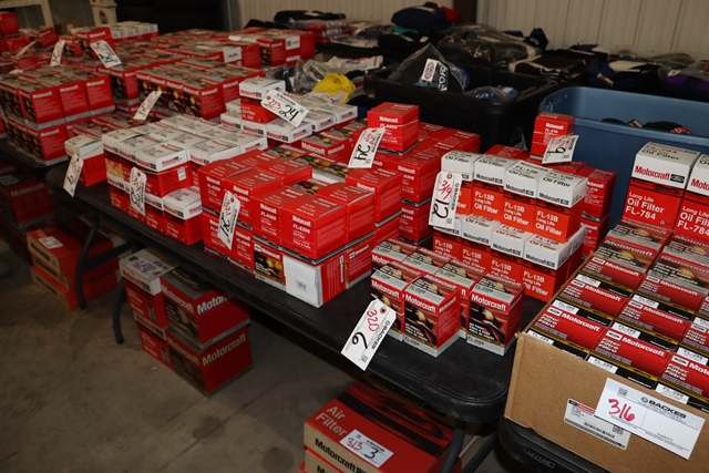 Item Image for New Tires, Clothing, Filters, Oils, Lubricants - 770 Lots!