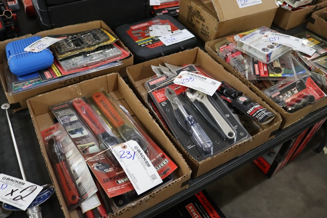 Item Image for Over 900 lots of Craftsman new hand and power tools