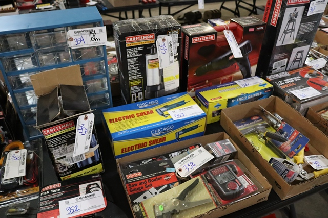 Item Image for Over 900 lots of Craftsman new hand and power tools