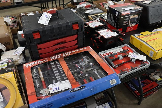 Item Image for Over 900 lots of Craftsman new hand and power tools