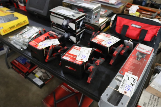 Item Image for Over 900 lots of Craftsman new hand and power tools