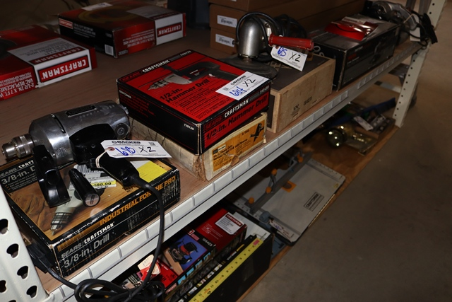 Item Image for Over 900 lots of Craftsman new hand and power tools