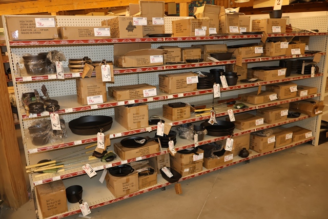 Item Image for Massive amount of cast iron, Seiko Clocks, Kitchen wares, Quilts, Candles & More