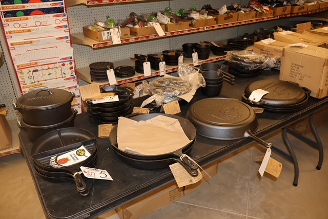 Item Image for Massive amount of cast iron, Seiko Clocks, Kitchen wares, Quilts, Candles & More