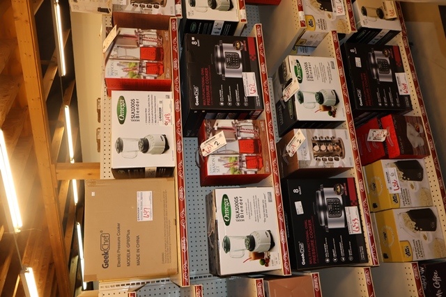 Item Image for Massive amount of cast iron, Seiko Clocks, Kitchen wares, Quilts, Candles & More