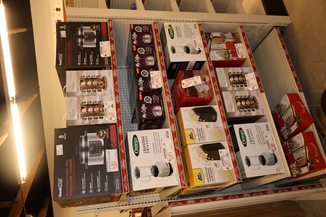 Item Image for Massive amount of cast iron, Seiko Clocks, Kitchen wares, Quilts, Candles & More