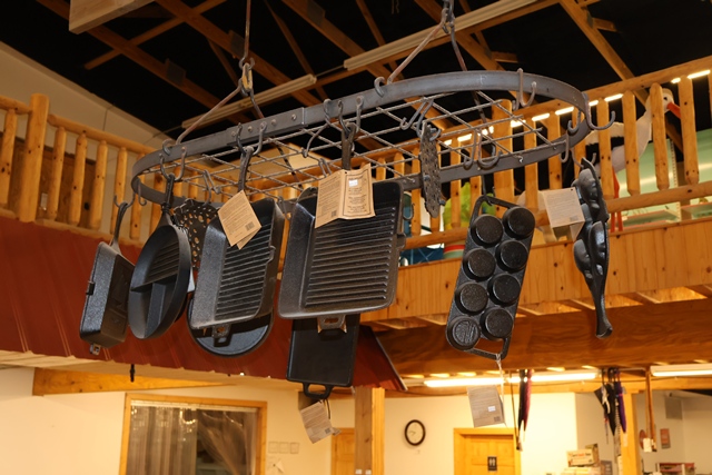 Item Image for Massive amount of cast iron, Seiko Clocks, Kitchen wares, Quilts, Candles & More