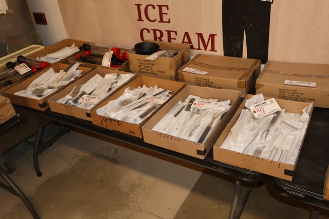 Item Image for Massive amount of cast iron, Seiko Clocks, Kitchen wares, Quilts, Candles & More