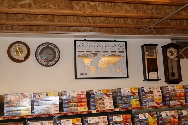 Item Image for Massive amount of cast iron, Seiko Clocks, Kitchen wares, Quilts, Candles & More