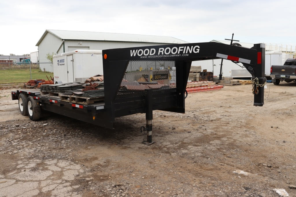 Item Image for 6 Trucks - Tilt Bed Truck - HD Gooseneck Trailer - Roofing Equipment