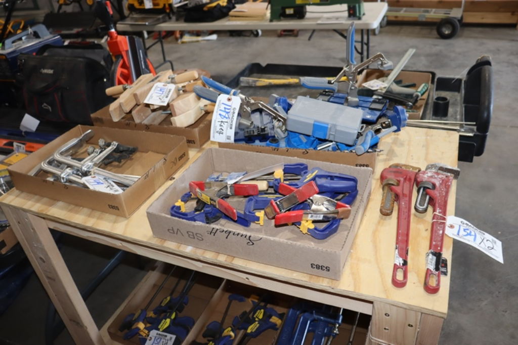 Circular Saw Blades and Home Made Sand Paper Storage Box - Bid On Estates  Auction Services