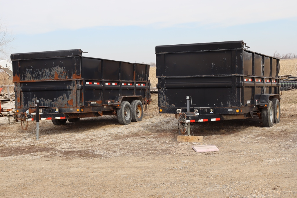 Item Image for Dump Truck, flat, enclosed and dump trailers