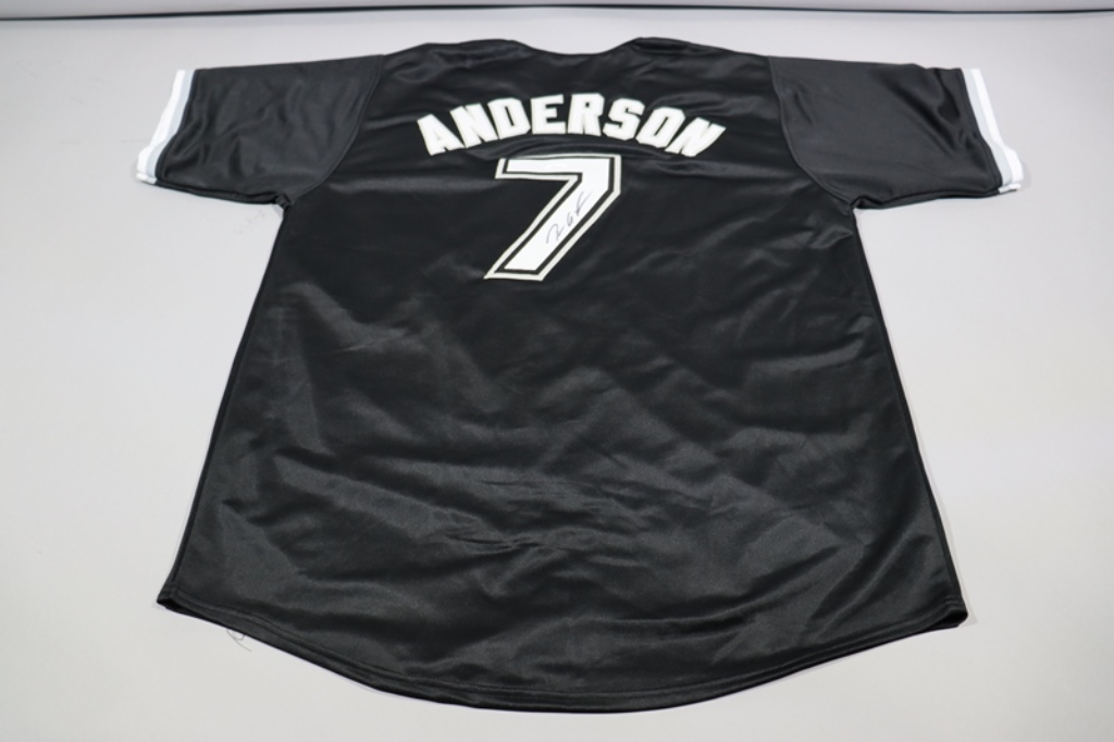 Custom Mcfarlane Tim Anderson Throwback Chicago White Sox Jersey Field Of  Dreams