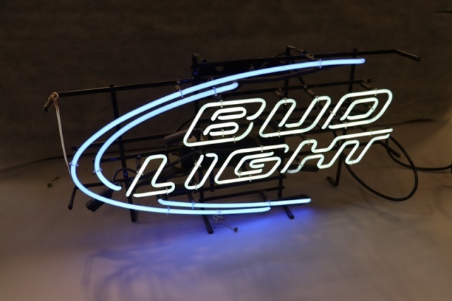 Beer Sign .. Bud Light .. St Louis Cardinals .. Baseball .. St