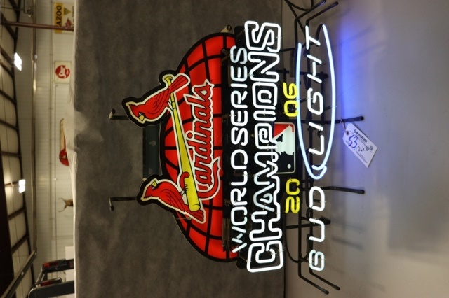 Budweiser St. Louis Cardinals Stadium Beer Bar Neon Light Sign