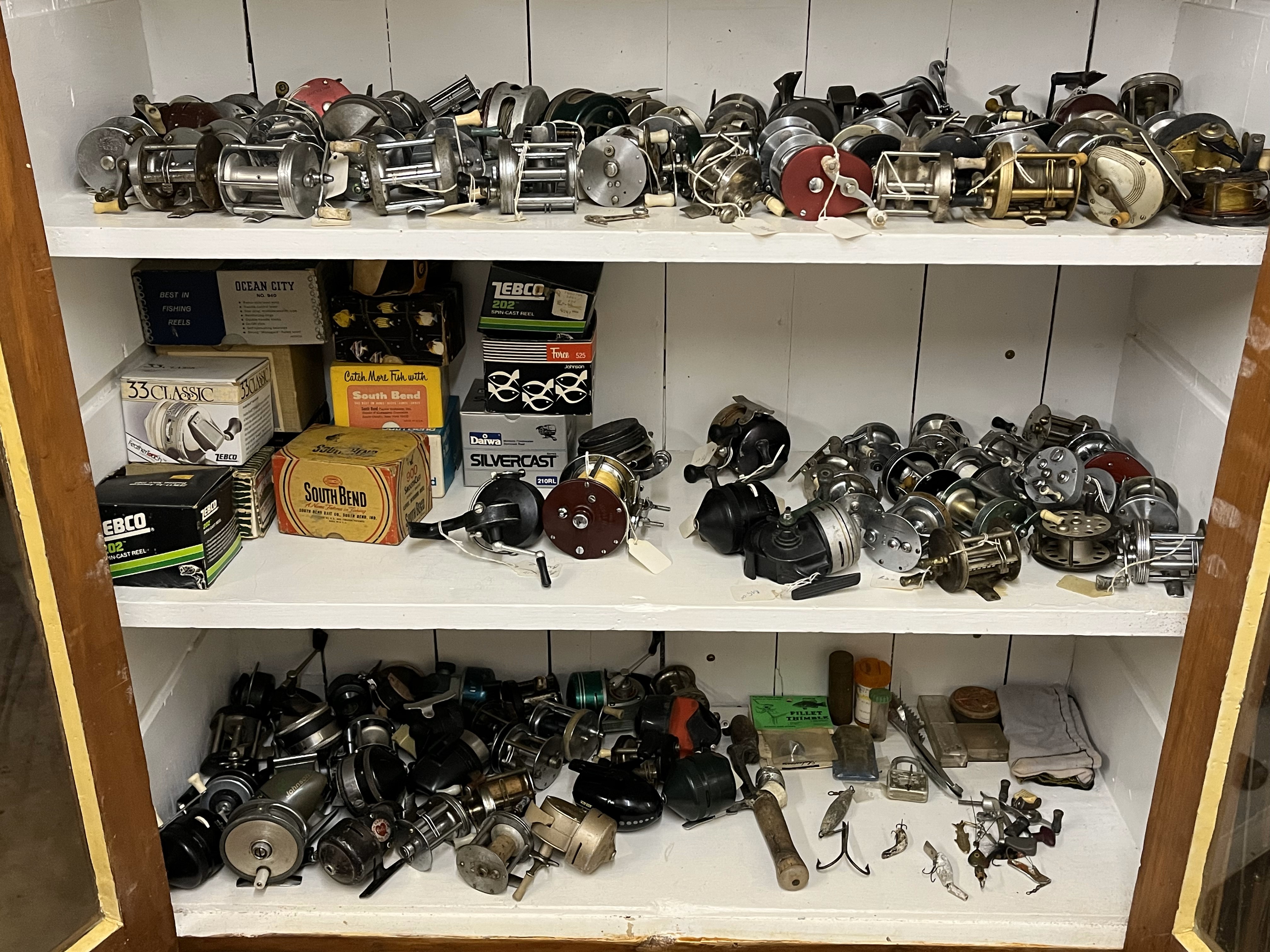 Sold at Auction: Large Lot of Vintage Fishing Reel Spools Metal and Plastic