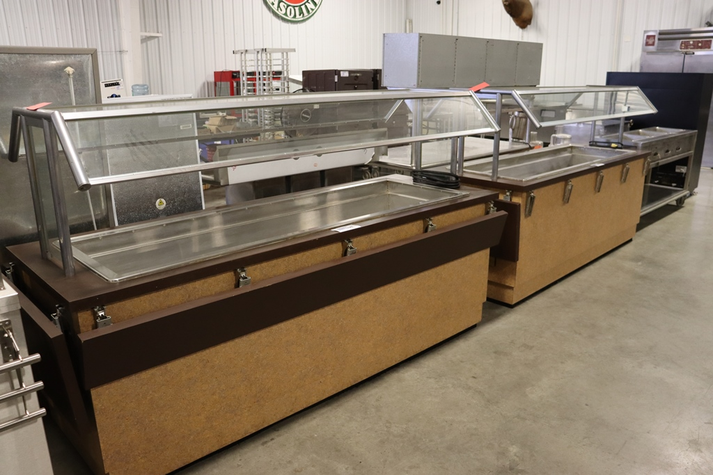 Prep & Savour 3 Pan Commercial 21 Quart Electric Steam Table